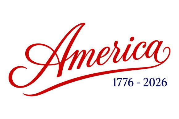 America 250th Script SVG Design: A Versatile Patriotic Typeface