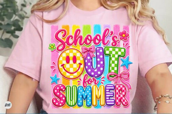 Celebrate the Season with Schools Out Preppy Summer PNG Design