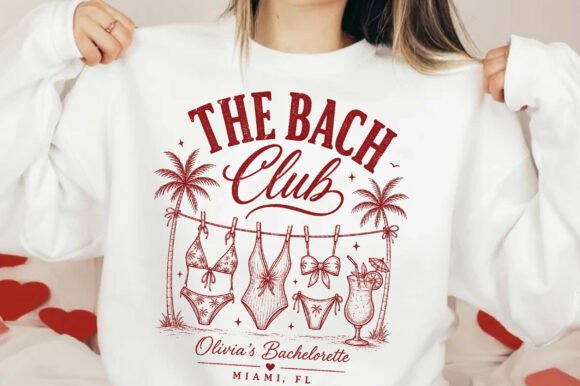Custom Bachelorette Party Design: Vibrant PNG Graphics